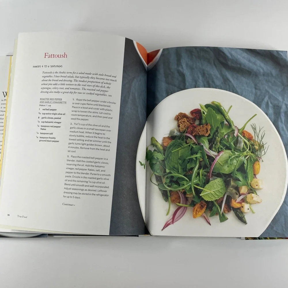 True Food Andrew Weil MD Sam Fox Michael Stebner Cookbook 2012 First Edition